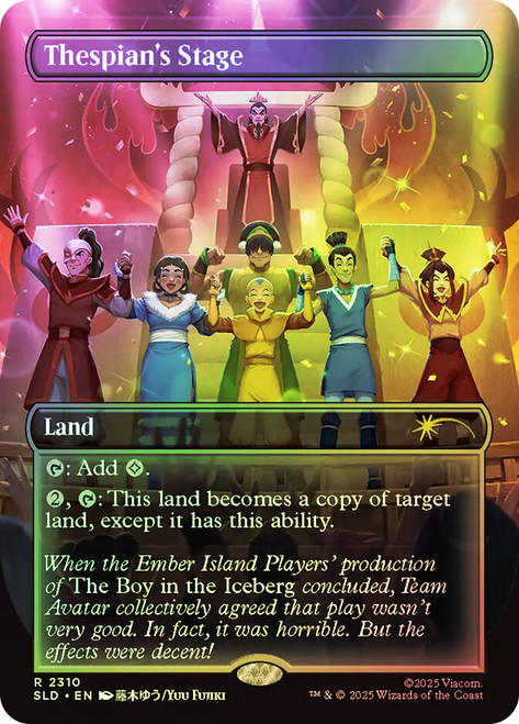 Thespian's Stage (Avatar: The Last Airbender)
Secret Lair Drop
Single
Magic: The Gathering