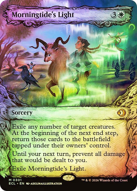 Morningtide's Light
Lorwyn Eclipsed
Single
Magic: The Gathering