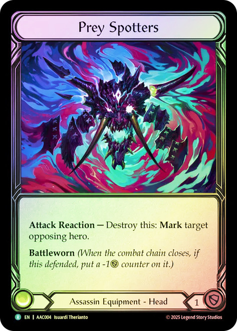 Prey Spotters
Armory Deck: Arakni
Single
Flesh and Blood