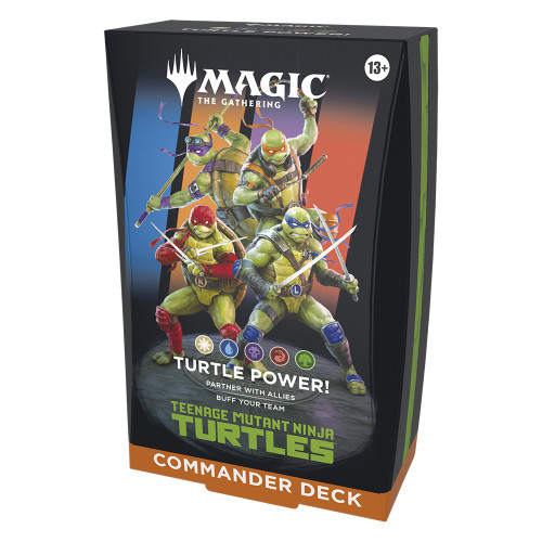 Teenage Mutant Ninja Turtles Commander Deck - Turtle Power
Teenage Mutant Ninja Turtles Commander
Sealed
Magic: The Gathering