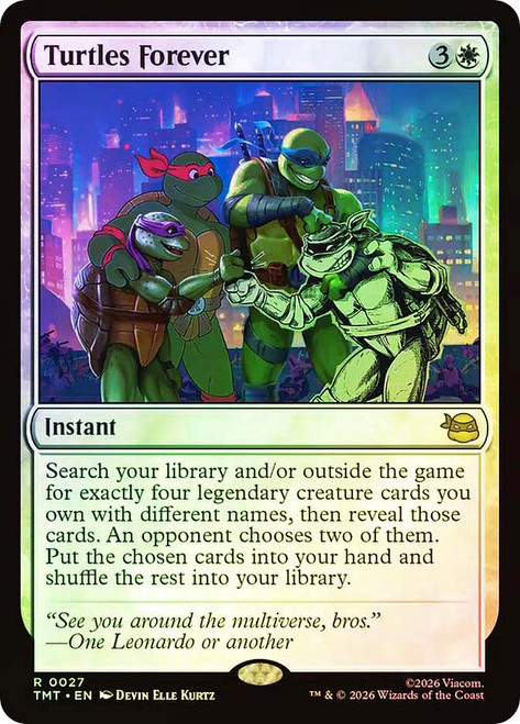 Turtles Forever
Teenage Mutant Ninja Turtles
Single
Magic: The Gathering