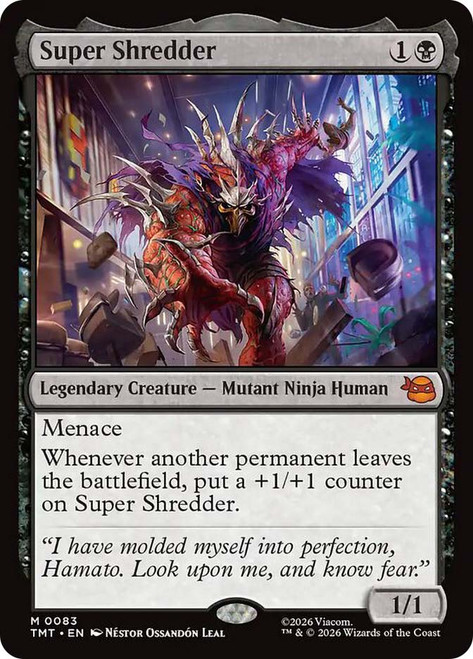 Super Shredder
Teenage Mutant Ninja Turtles
Single
Magic: The Gathering