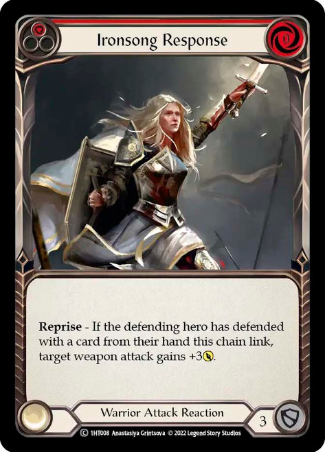 Ironsong Response (Red)
Dorinthea Blitz Deck
Single
Flesh and Blood
