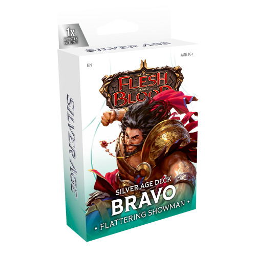 Flesh and Blood - Silver Age Chapter 1 Decks: Bravo
Silver Age Chapter 1
Sealed
Flesh and Blood