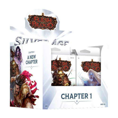 Flesh and Blood - Silver Age Chapter 1 Deck Display (2 Sets of 5 Decks)
Silver Age Chapter 1
Sealed
Flesh and Blood