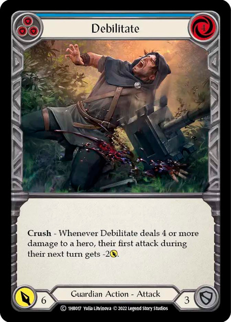 Debilitate (Blue)
Bravo Blitz Deck
Single
Flesh and Blood