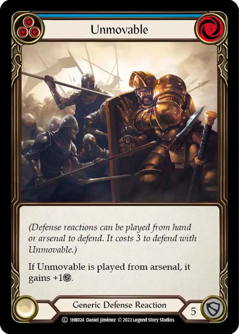 Unmovable (Blue)
Bravo Blitz Deck
Single
Flesh and Blood