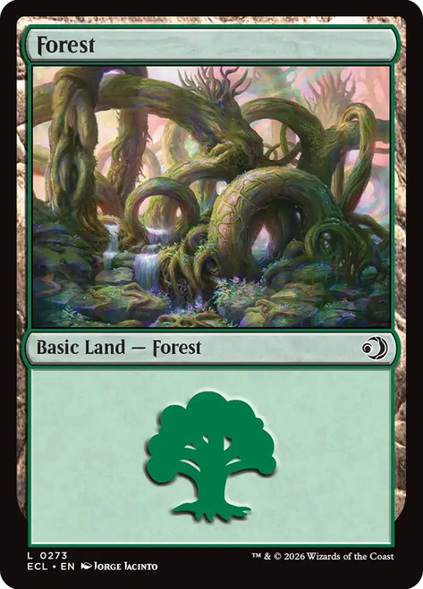 Forest (#273)
Lorwyn Eclipsed
Single
Magic: The Gathering
