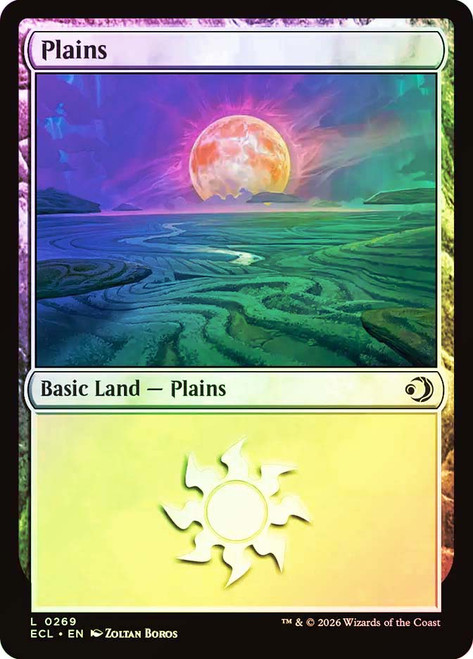 Plains (#269)
Lorwyn Eclipsed
Single
Magic: The Gathering