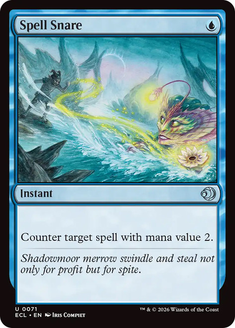 Spell Snare
Lorwyn Eclipsed
Single
Magic: The Gathering
