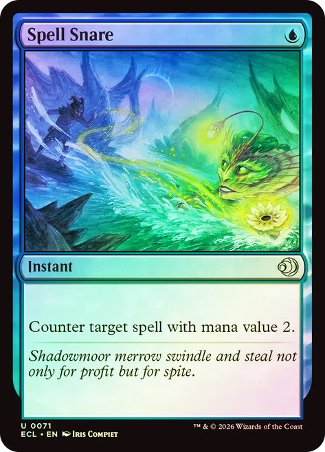 Spell Snare
Lorwyn Eclipsed
Single
Magic: The Gathering