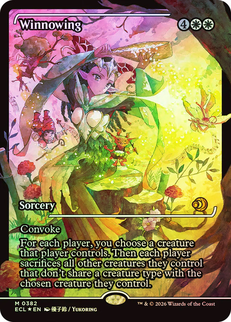 Winnowing (#382)
Lorwyn Eclipsed
Single
Magic: The Gathering