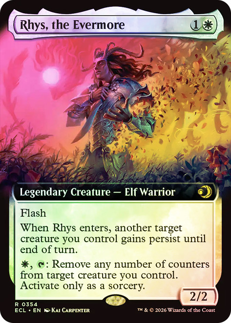 Rhys, the Evermore
Lorwyn Eclipsed
Single
Magic: The Gathering