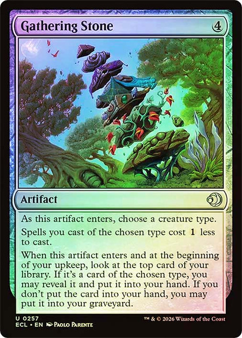 Gathering Stone
Lorwyn Eclipsed
Single
Magic: The Gathering