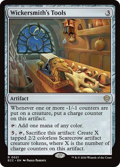 Wickersmith's Tools
Lorwyn Eclipsed Commander
Single
Magic: The Gathering