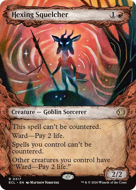 Hexing Squelcher
Lorwyn Eclipsed
Single
Magic: The Gathering