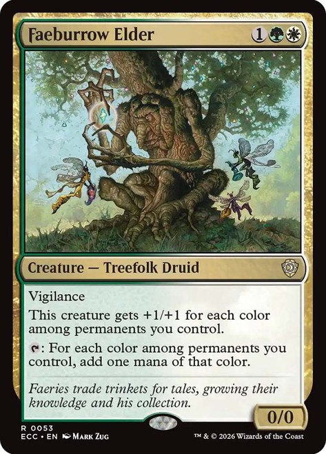 Faeburrow Elder
Lorwyn Eclipsed Commander
Single
Magic: The Gathering