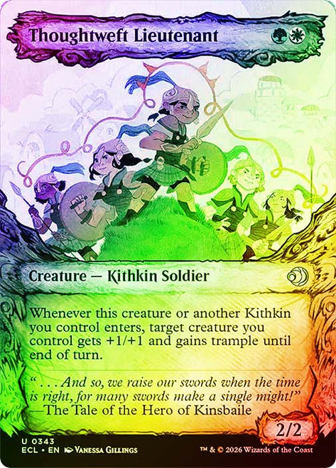 Thoughtweft Lieutenant
Lorwyn Eclipsed
Single
Magic: The Gathering