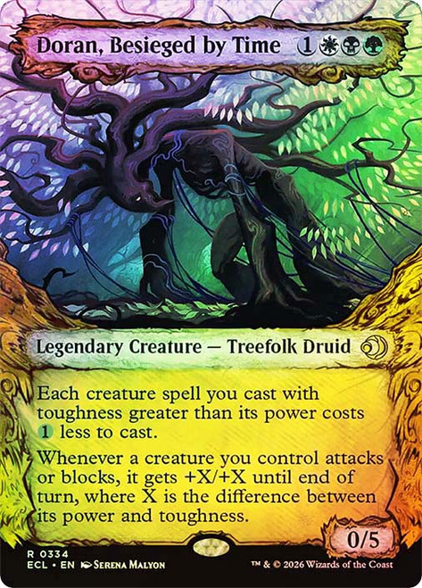 Doran, Besieged by Time
Lorwyn Eclipsed
Single
Magic: The Gathering