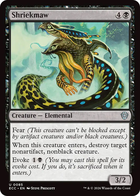 Shriekmaw
Lorwyn Eclipsed Commander
Single
Magic: The Gathering