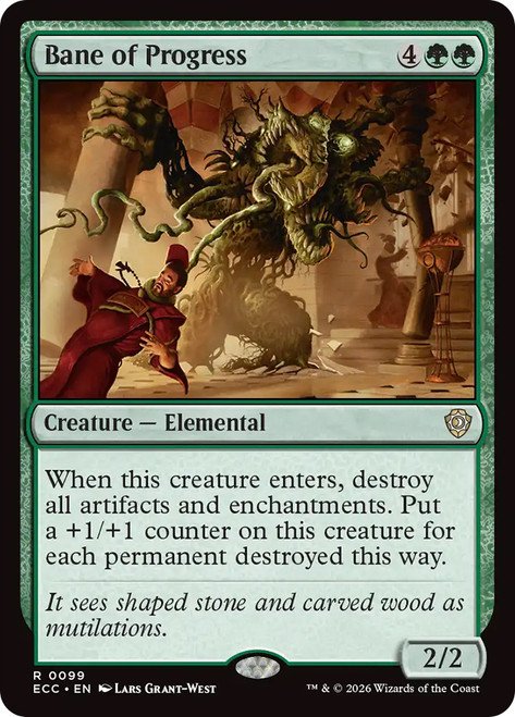 Bane of Progress
Lorwyn Eclipsed Commander
Single
Magic: The Gathering