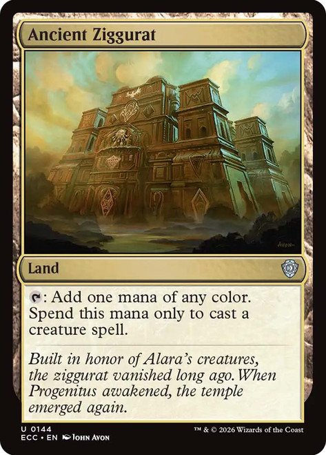 Ancient Ziggurat
Lorwyn Eclipsed Commander
Single
Magic: The Gathering