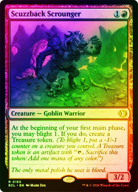 Scuzzback Scrounger
Lorwyn Eclipsed
Single
Magic: The Gathering