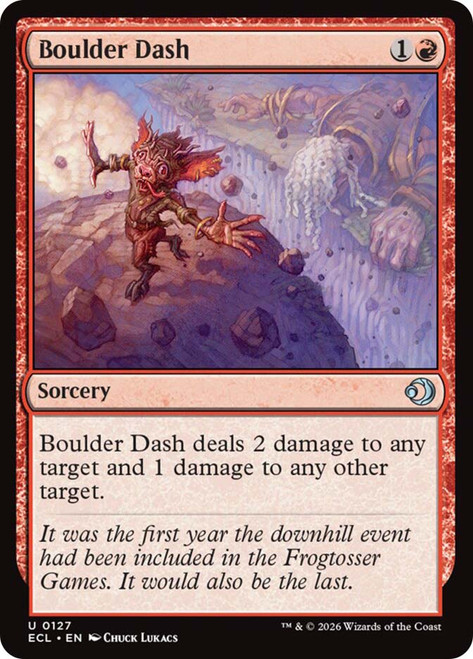 Boulder Dash
Lorwyn Eclipsed
Single
Magic: The Gathering