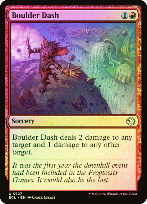 Boulder Dash
Lorwyn Eclipsed
Single
Magic: The Gathering