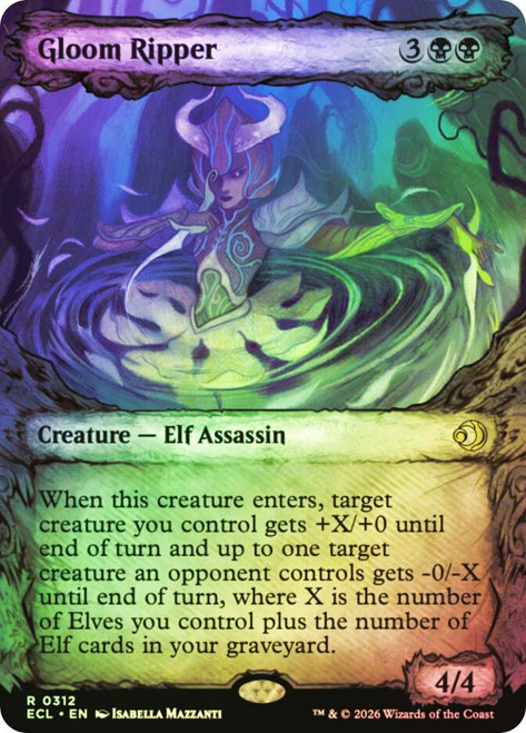 Gloom Ripper
Lorwyn Eclipsed
Single
Magic: The Gathering