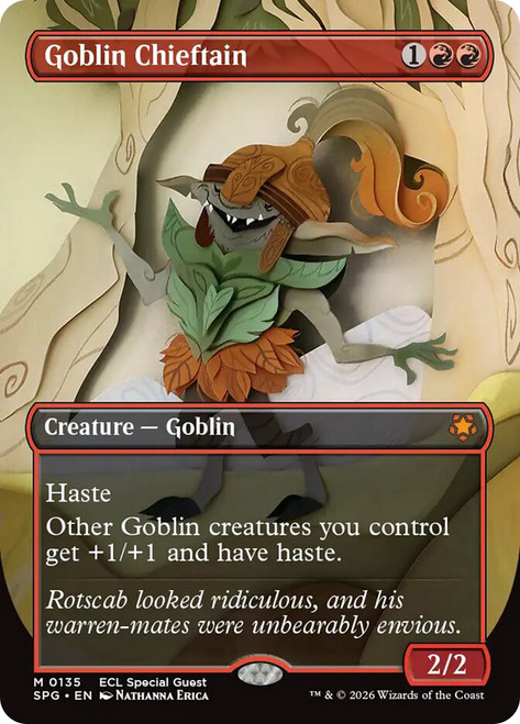 Goblin Chieftain
Special Guests
Single
Magic: The Gathering