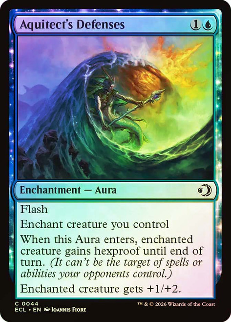 Aquitect's Defenses
Lorwyn Eclipsed
Single
Magic: The Gathering