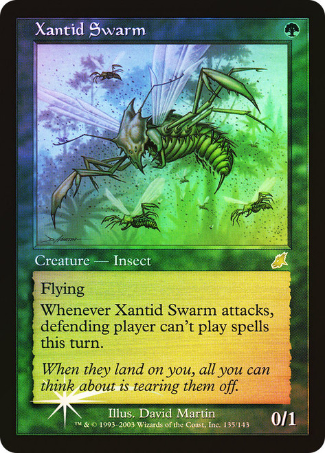 Xantid Swarm\nScourge\nSingle\nMagic The Gathering