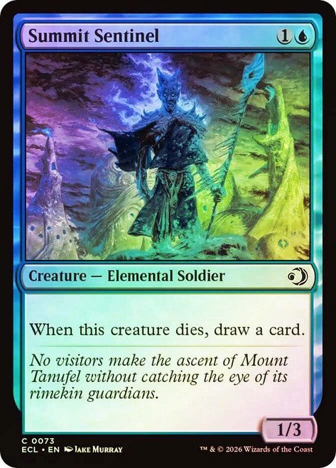 Summit Sentinel
Lorwyn Eclipsed
Single
Magic: The Gathering