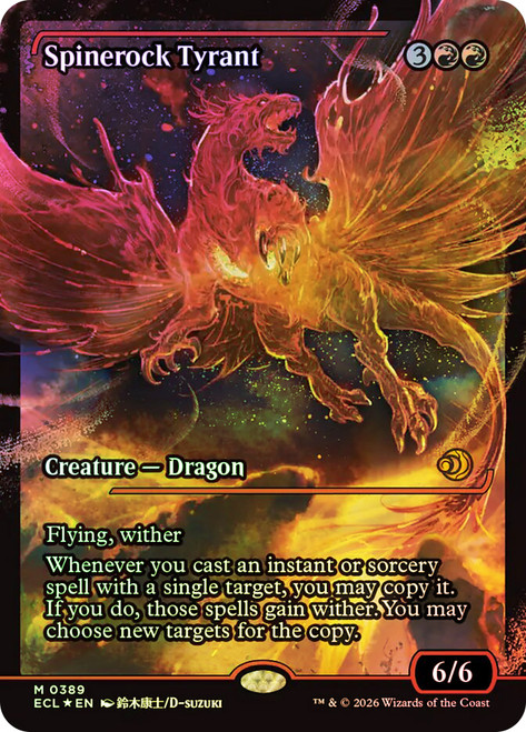 Spinerock Tyrant (#389)
Lorwyn Eclipsed
Single
Magic: The Gathering