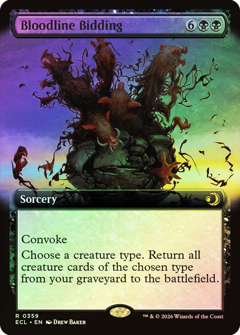Bloodline Bidding (#359)
Lorwyn Eclipsed
Single
Magic: The Gathering