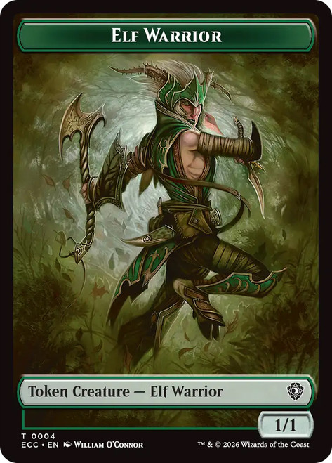 {Elf Warrior Token} // {Zombie Token}
Lorwyn Eclipsed Commander
Single
Magic: The Gathering