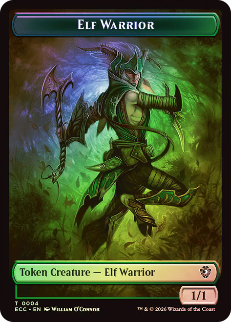 {Elf Warrior Token} // {Plant Token}
Lorwyn Eclipsed Commander
Single
Magic: The Gathering