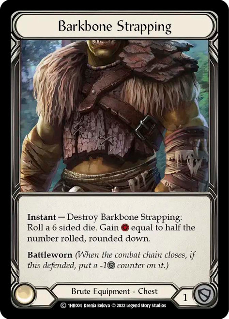 Barkbone Strapping
Rhinar Blitz Deck
Single
Flesh and Blood