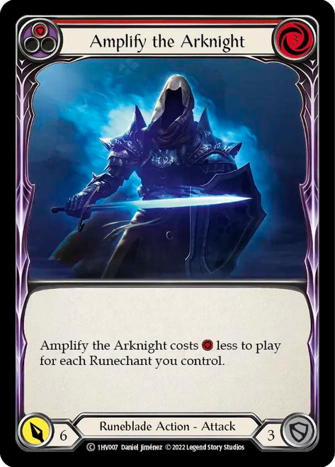 Amplify the Arknight (Red)
Viserai Blitz Deck
Single
Flesh and Blood