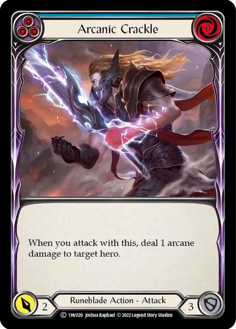 Arcanic Crackle (Blue)
Viserai Blitz Deck
Single
Flesh and Blood