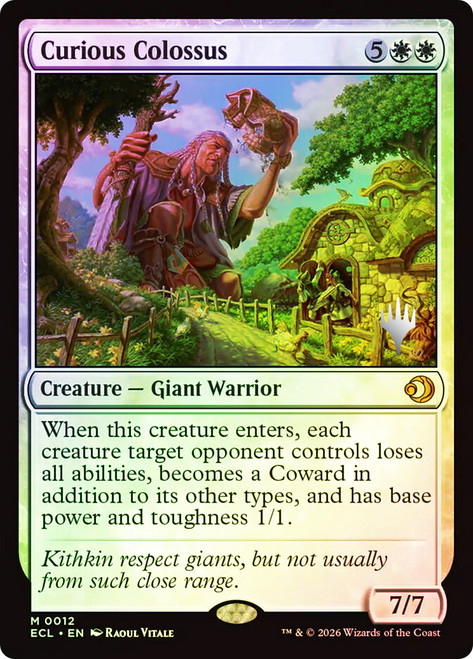 Curious Colossus (Promo Pack) (Lorwyn Eclipsed)
Promo
Single
Magic: The Gathering