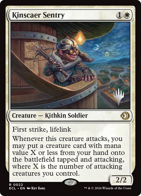 Kinscaer Sentry (Promo Pack) (Lorwyn Eclipsed)
Promo
Single
Magic: The Gathering