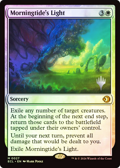 Morningtide's Light (Promo Pack) (Lorwyn Eclipsed)
Promo
Single
Magic: The Gathering