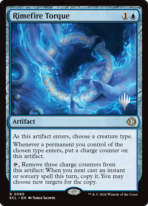 Rimefire Torque (Promo Pack) (Lorwyn Eclipsed)
Promo
Single
Magic: The Gathering