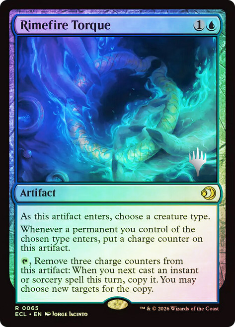 Rimefire Torque (Promo Pack) (Lorwyn Eclipsed)
Promo
Single
Magic: The Gathering