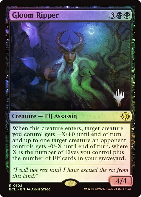 Gloom Ripper (Promo Pack) (Lorwyn Eclipsed)
Promo
Single
Magic: The Gathering
