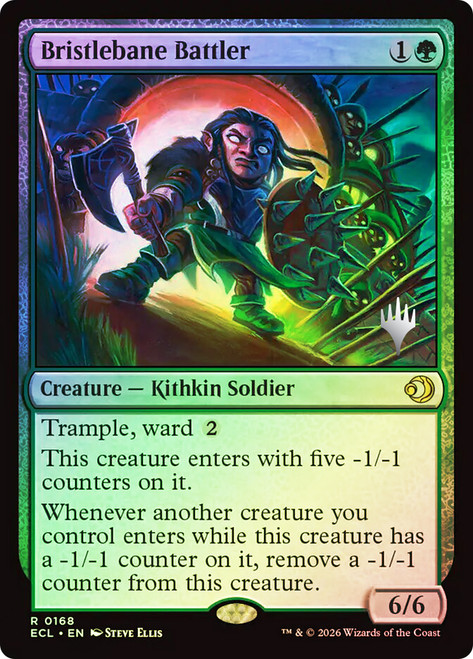 Bristlebane Battler (Promo Pack) (Lorwyn Eclipsed)
Promo
Single
Magic: The Gathering