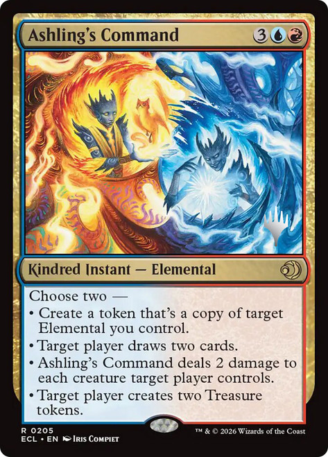 Ashling's Command (Promo Pack) (Lorwyn Eclipsed)
Promo
Single
Magic: The Gathering
