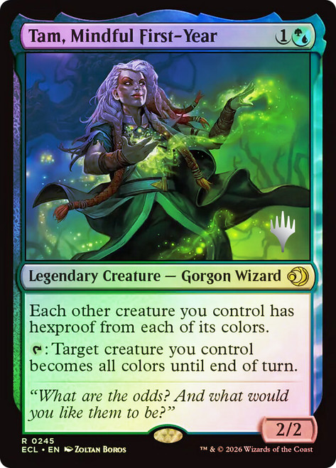 Tam, Mindful First-Year (Promo Pack) (Lorwyn Eclipsed)
Promo
Single
Magic: The Gathering